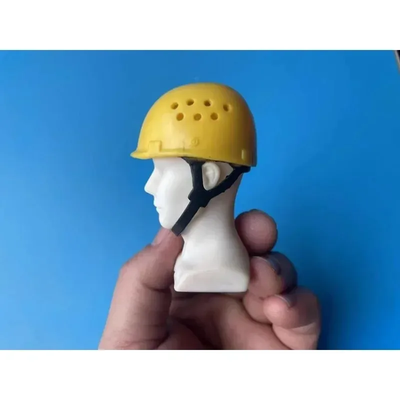 1/6 Schaal Helm Hoed Moderne Trend Techniek Veiligheid Kunststof Cap Model voor 12 inch Vrouwelijke Soldaat Actiefiguren Poppen