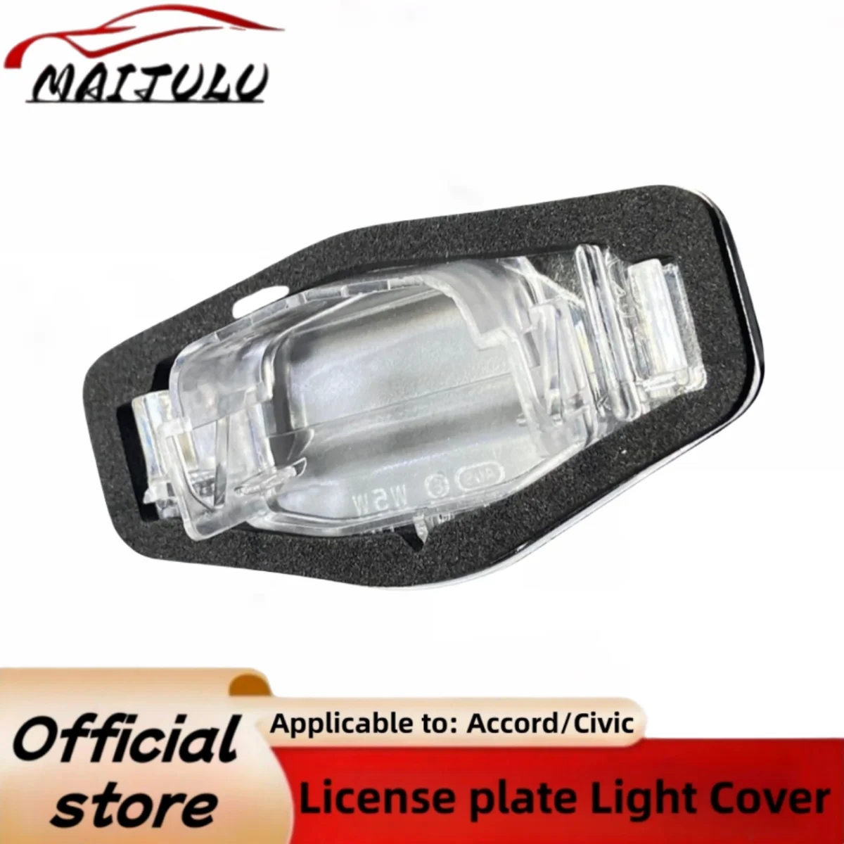 The License Plate Yellow Light Cover Lamp Housing Is Applicable for SPIRIOR 2010-2012 2008-12 Accord CP1 CP2 CP3 and Civic 2012
