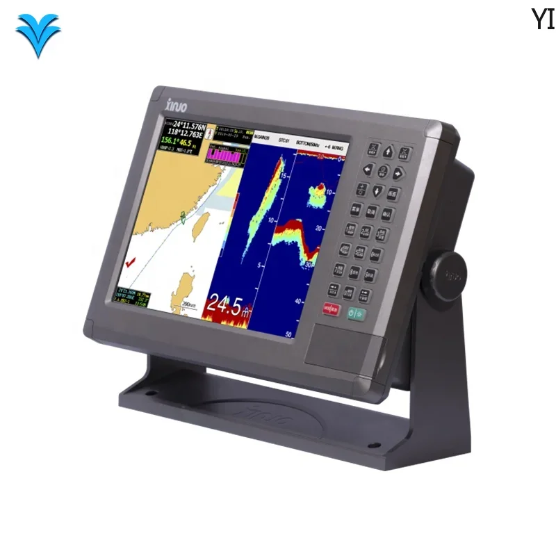 XINUO XF-1069GF 10.4 Inch Marine GPS GNSS Chart Plotter Combo With/GNSS GPS Navigator Echo Sounder