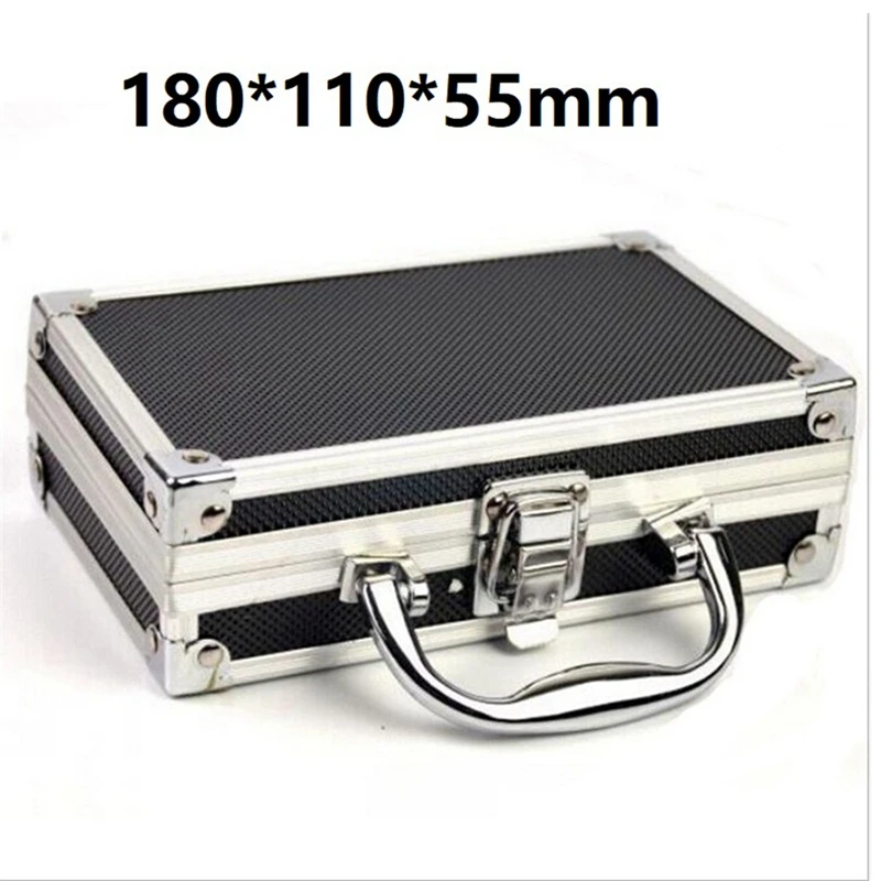 Aluminum Alloy Toolbox Accessories Storage Box Practical Aluminum Suitcase Portable Handle Small Toolbox Storage Box Easy To Use