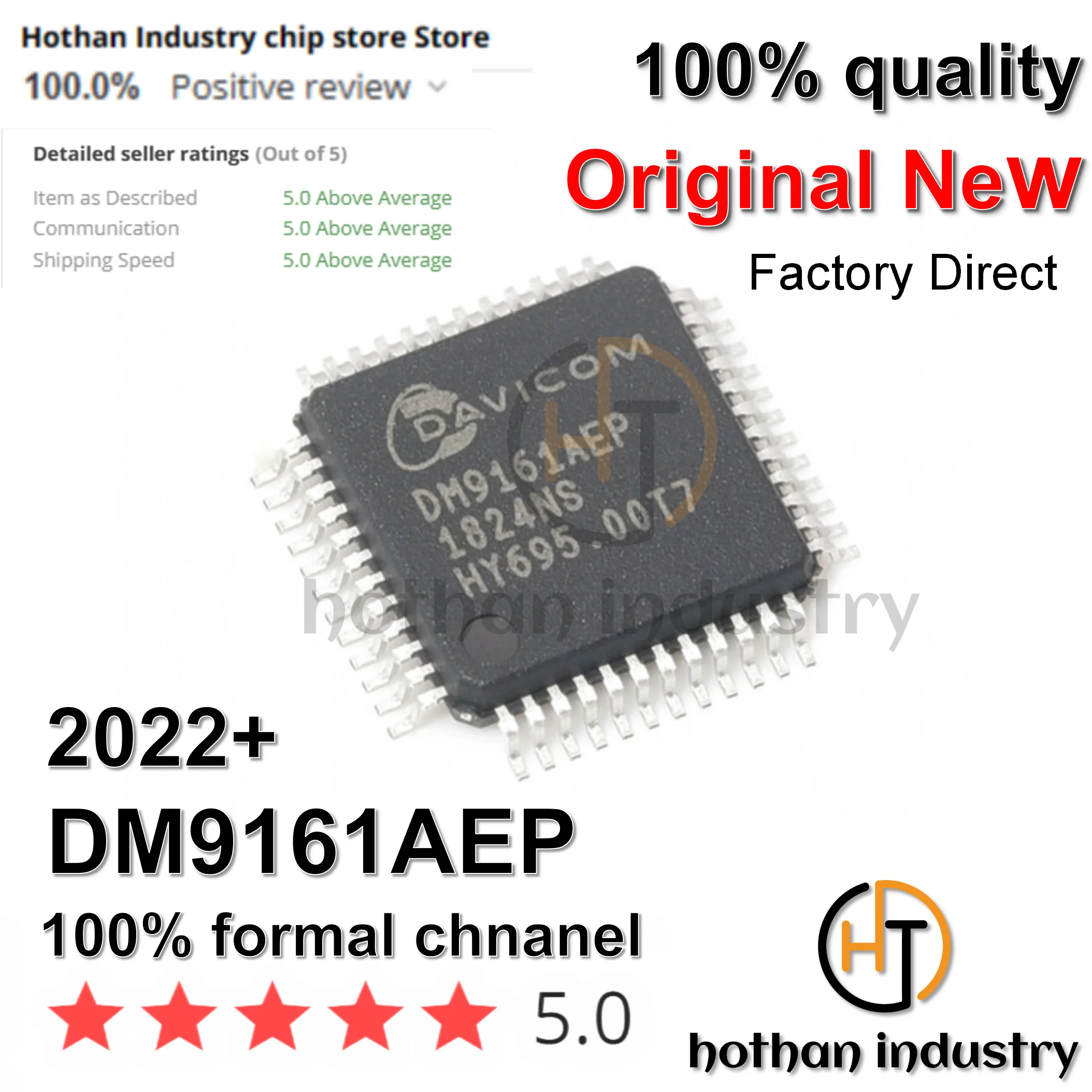 【1-10pcs】DM9161AEP DM 9161AEP High Quality New 100% Original