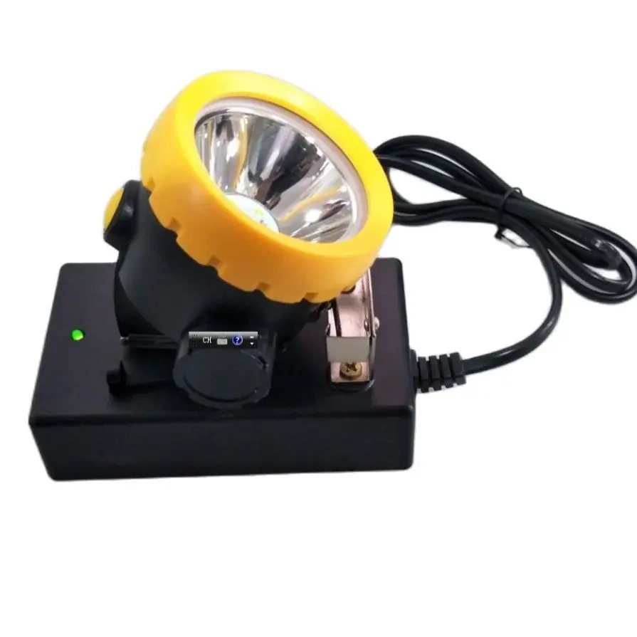 BK2000 1W 3500lux 2000mAh 150mA LED Industrial and Mining Waterproof Headlights with Main and Auxiliary Light Sources