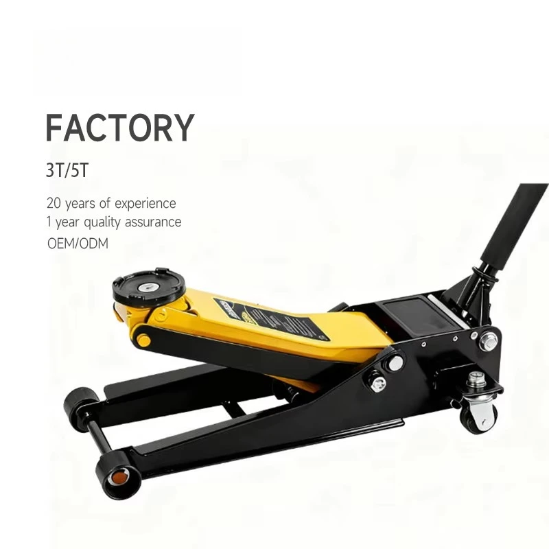 Wholesale Heavy Duty CE Certified Horizontal 5 Ton Hydraulic Floor Jack Low Profile Car Jacks