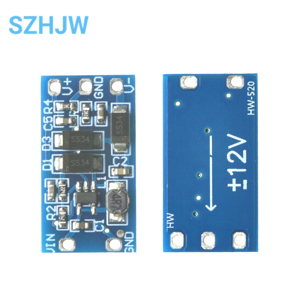 DC Power Converter Step Down Module DC-DC 2.8V~5.5V input positive and negative 12V output 5V to 12V DC conversion