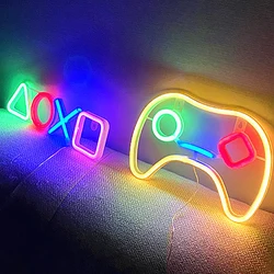 Neon Sign Custom Game Icon Light for Wall Hanging Atmosphere Playstation Lamp LED Colorful Lighting Room KTV Bar Club Art Decor