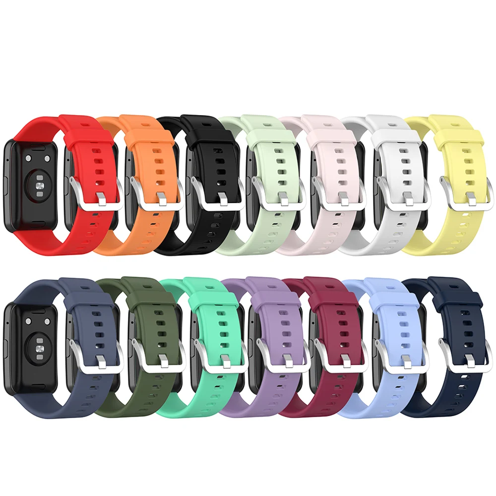 Per Huawei Watch Fit cinturino cinturino da polso in silicone con cinturino per cinturino con cinturino per attrezzi Correa
