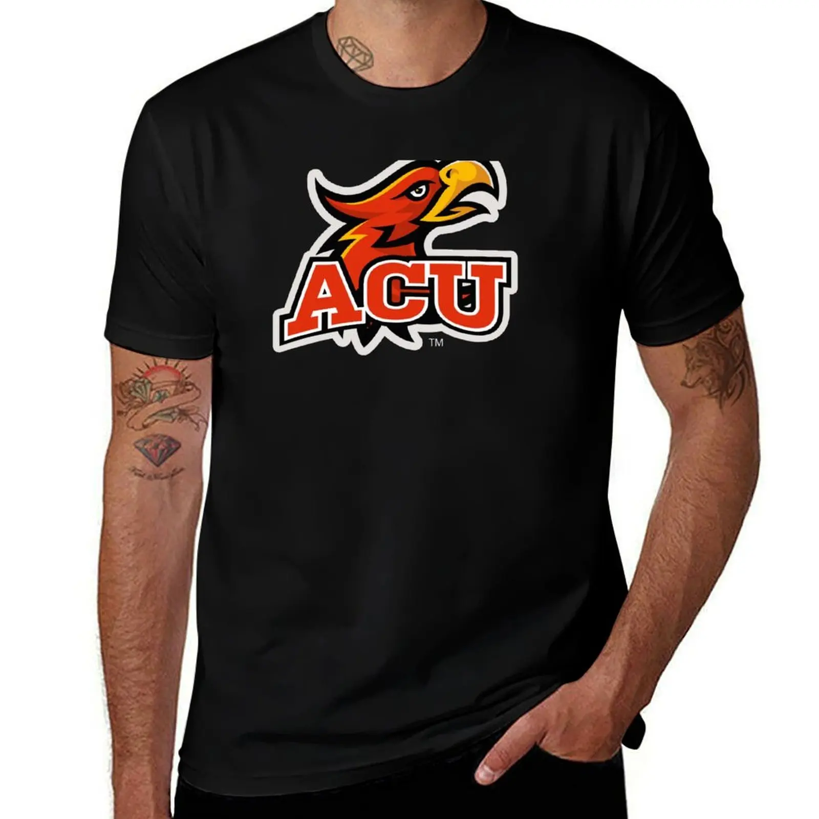 Camiseta Firestorm de Arizona Christian University, camiseta básica cómoda con cuello redondo