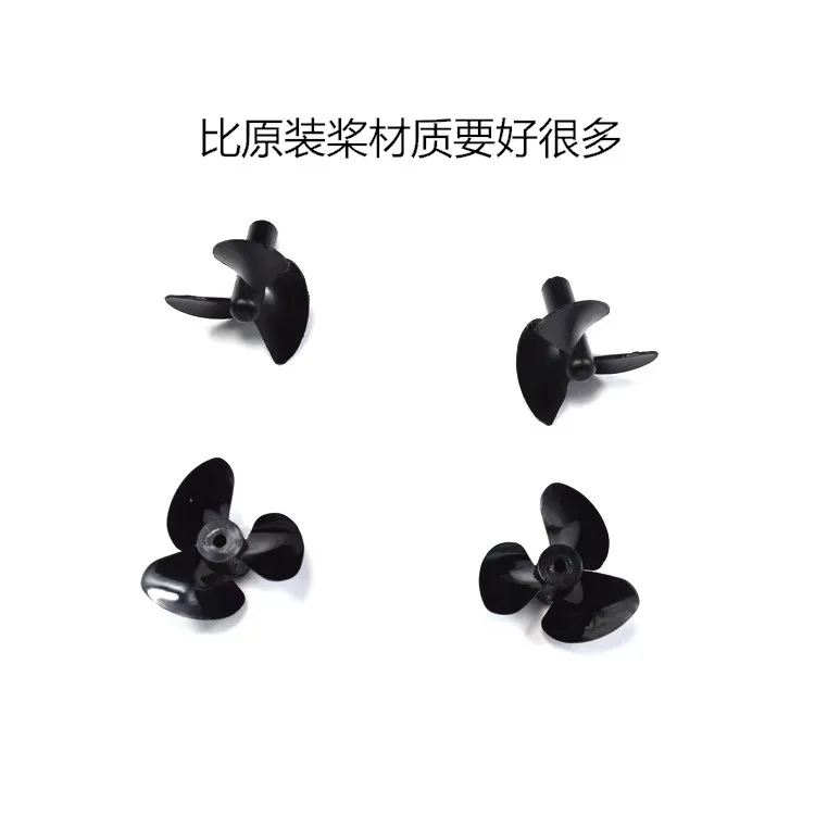 Voerbootpropeller Rc-schip 3 bladen volledig ondergedompeld diameter 2,1 mm compatibel met 380 en 390 motoren