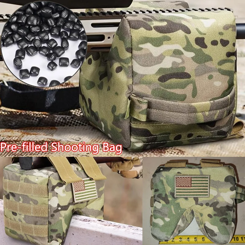 

Shooting Bag Filled Prone Shooting Rest Bag Front or Rear Squeeze Bag Hunting Holders for Shooting Range Outdoor Sports