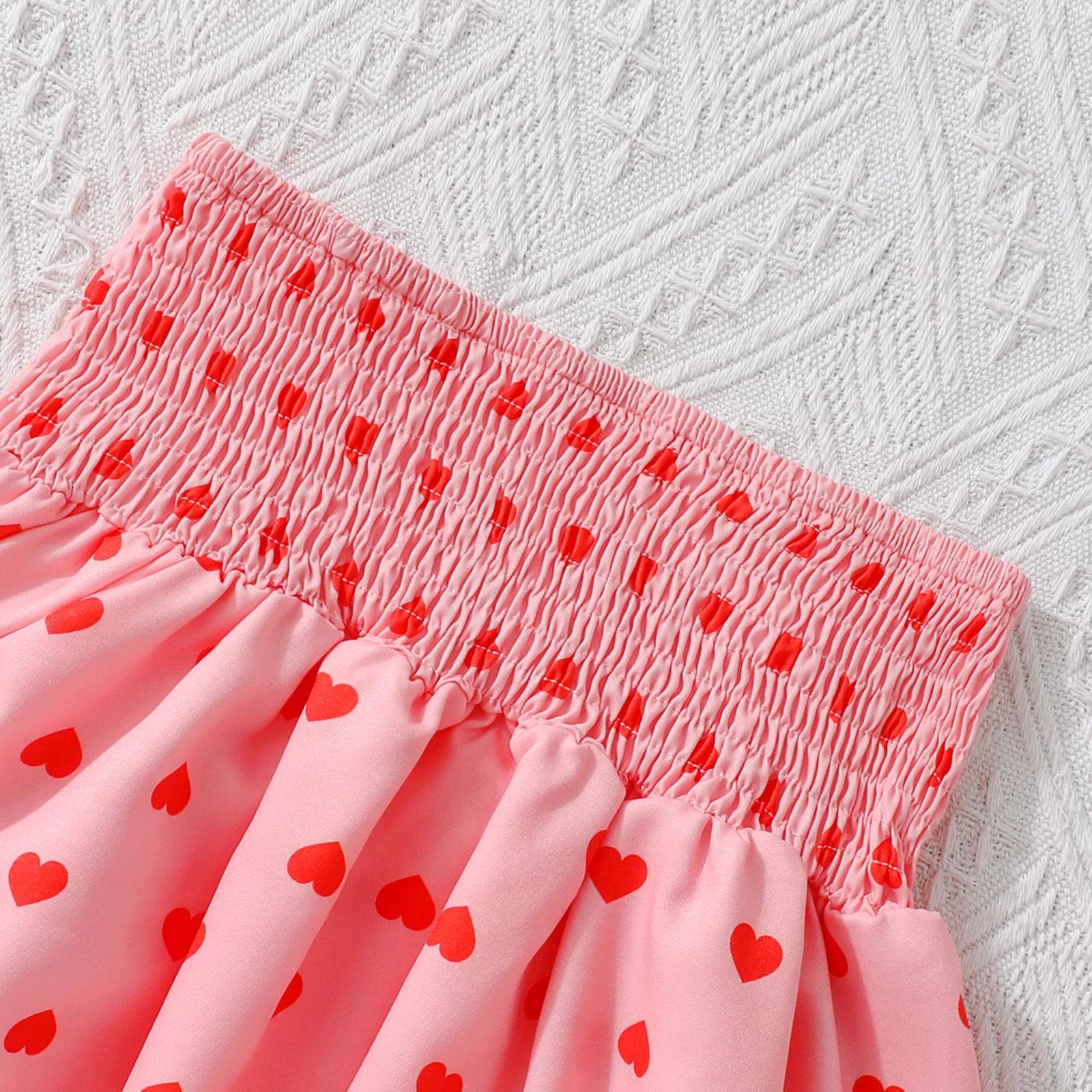 الفتيات عارضة ربيع الخريف القلب طباعة الطبقات تنورة ملابس الأطفال طفل الفتيات كعكة تنورة