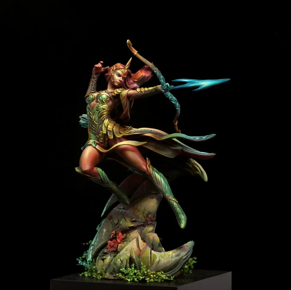 Resin Model Kit  Elf Warrior Archer Moon Arrow