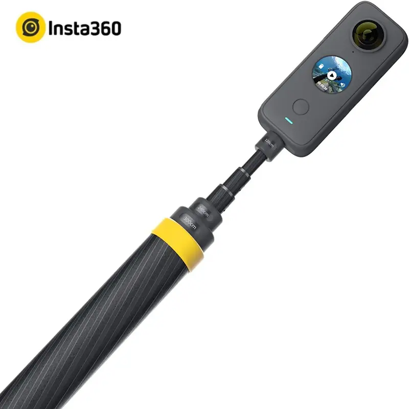 عصا سيلفي X5 Insta360 بطول 3 أمتار (9.8 قدم) إصدار ممتد لـ X4 وX3 وONE RS وONE X2 وONE R وONE X وONE Action Camera - 3