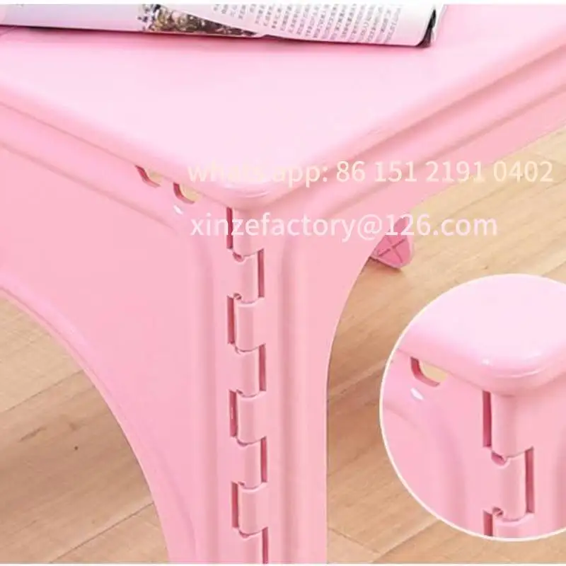 Set tavolo da pranzo e sedia pieghevoli per bambini personalizzabili, scrivania in plastica per uso domestico per bambini, portabl esterno