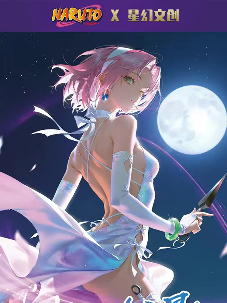 نجمة الخيال الثقافي الإبداع x لوحة ناروتو "Twelve Goddesses" A6 ساسوكي ساكورا يلعب الأعمال الفنية التداول CCG TCG الهوايات هدية