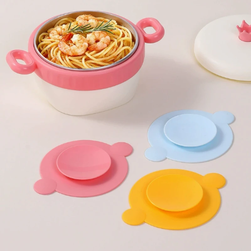Double-sided Silicone Suction Coaster Non-slip Desktop Mat Secure Tableware Professional Kitchen Accessory
