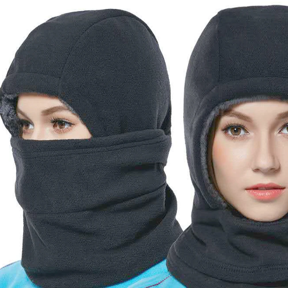 

Thermal Anti Wind Fleece Face Mask Quick Dry Breathable Cycling Head Cover Neck Protector Helmets Accessories Outdoor Sports Hat