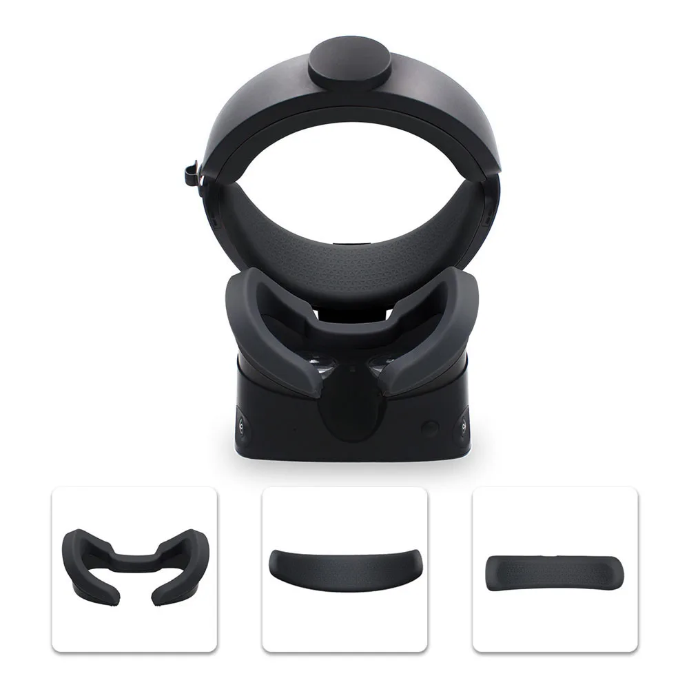 AMVR Silicone Front Rear Foam Eye Mask Cover for Oculus Rift S VR Glasses Headset Accessories