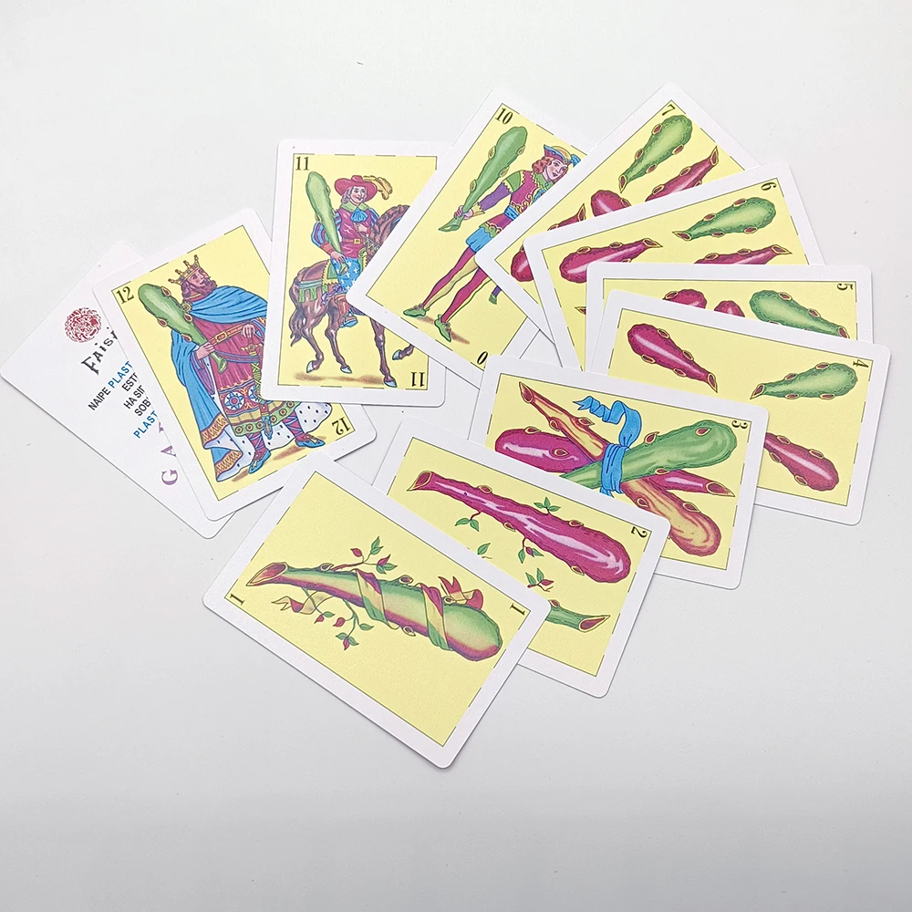 بطاقات البوكر البلاستيكية الفائقة المقاومة للماء ، بطاقات اللعب الإسبانية ، لعبة الحفلات العائلية ، السطح ، 62 × 95 ، 40 #4