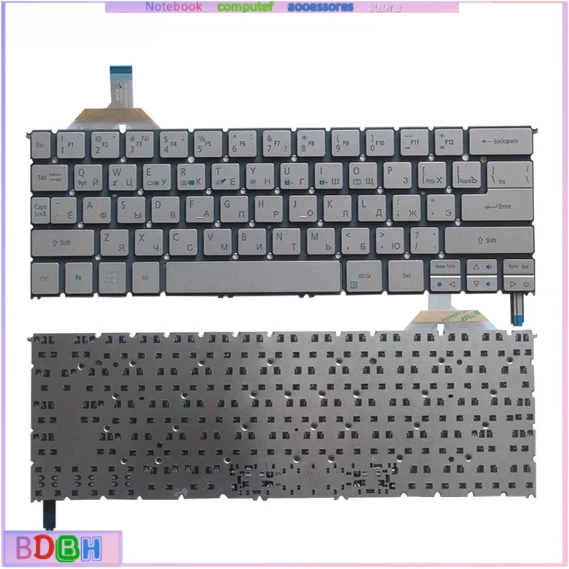 ZQ NEW Russian laptop keyboard FOR ACER Aspire S7 S7-391 S7-392 MS2364 RU keyboard with backlight