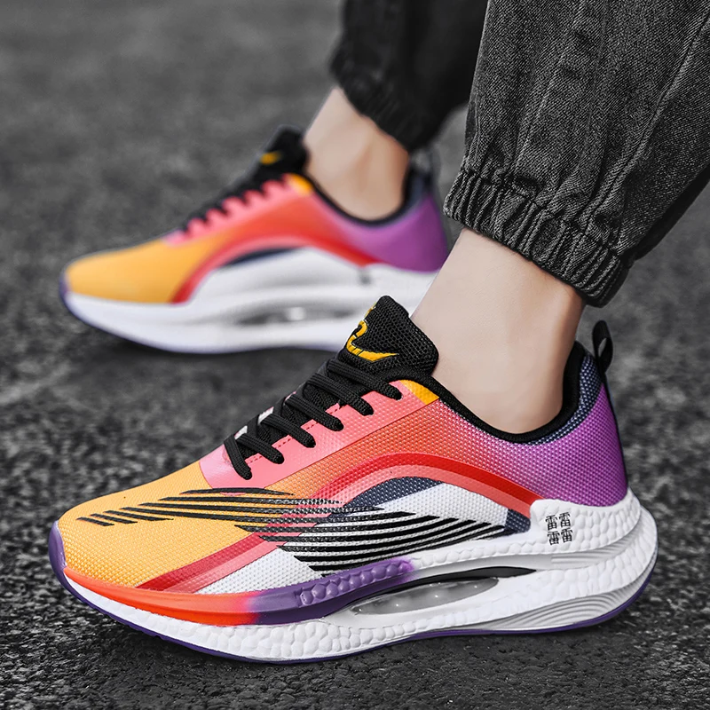 2023 Unisex Shoes Woman Casual Men Shoes Air Cushion Jogging Walking Sneakers Sports Shoes High-Quality Athletic Shoes Sapatos