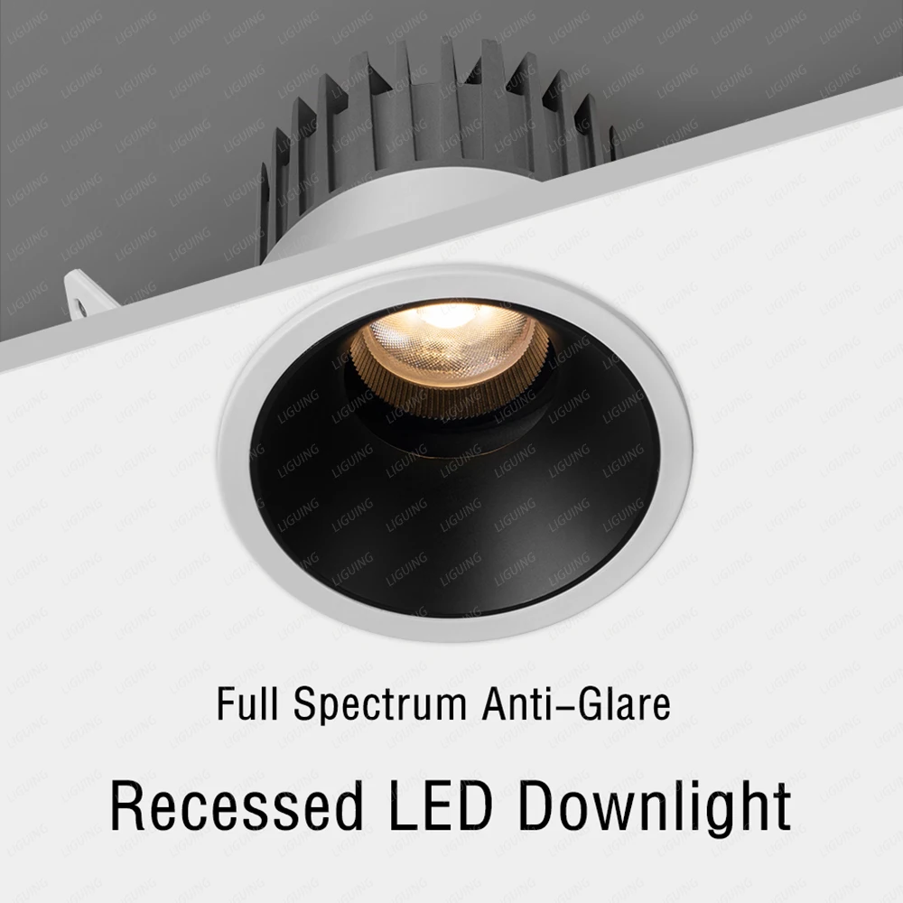 

Dimmable Adjustable Angle Recessed Downlight Spotlight LED Ceiling Light for Home & Commercial Living Room Lighting
