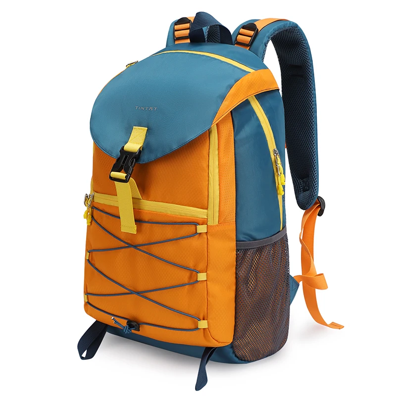 TINYAT Hiking Backpack Men Women Kids Outdoor Large Capacity Lightweight Travel Daypack Camping Trekking Sport Rucksack Bag