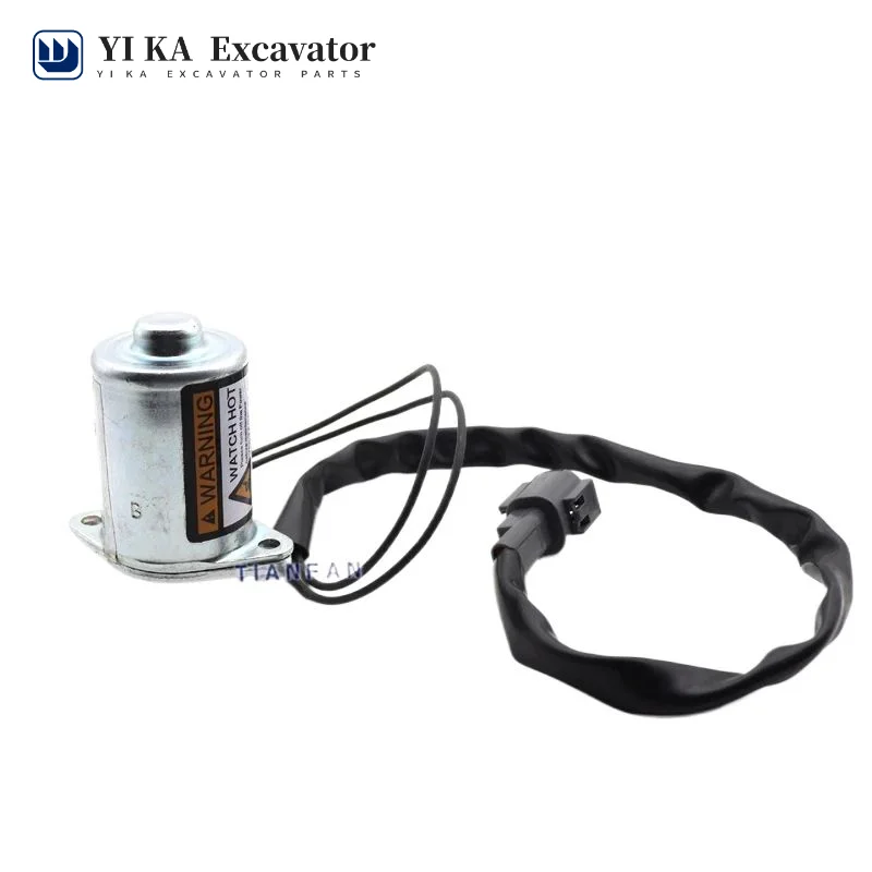 For Excavator accessories Hitachi EX120-5/200-6 pilot safety lock rotary solenoid valve coil