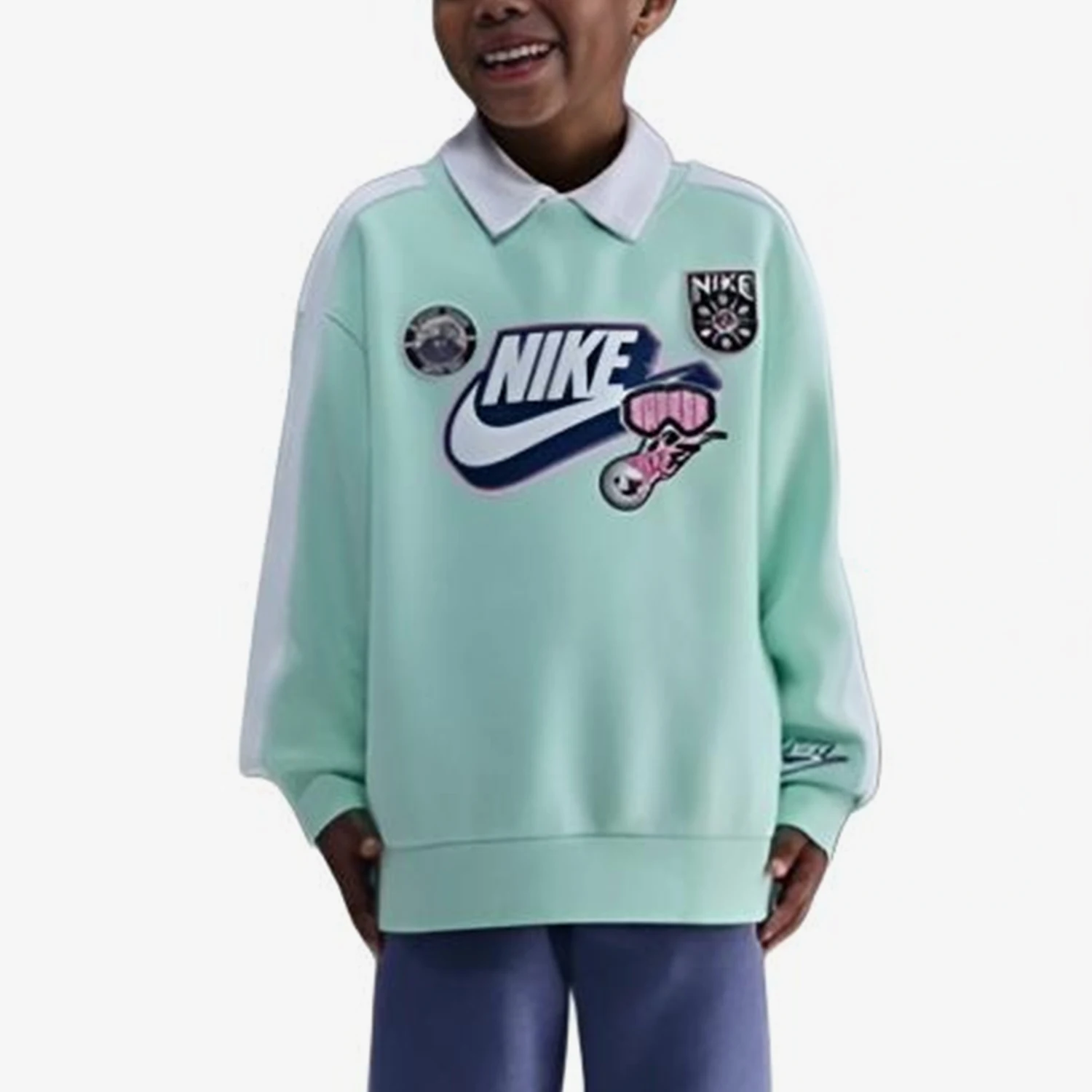nike-genuine-knitted-pullover-pullover-hoodie-new-children's-campus-hoodie-io5970-353