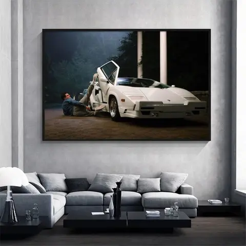 Affiche de film loup de Wall Street, série Leonardo DiCaprio, peinture sur toile, images murales esthétiques, décoration de maison pour chambre à coucher