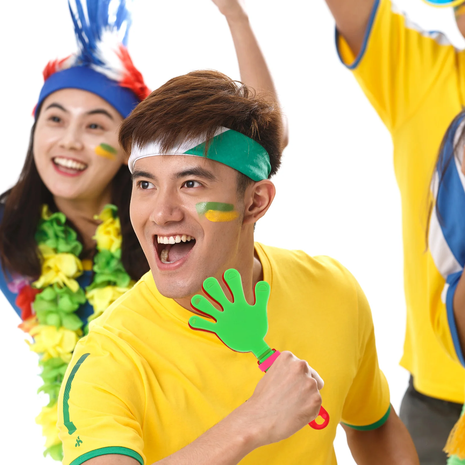 

12pcs Plastic Hands Durable Cute Bright Lightweight Party Supplies Noisemaker Maker Kids Toys Birthday