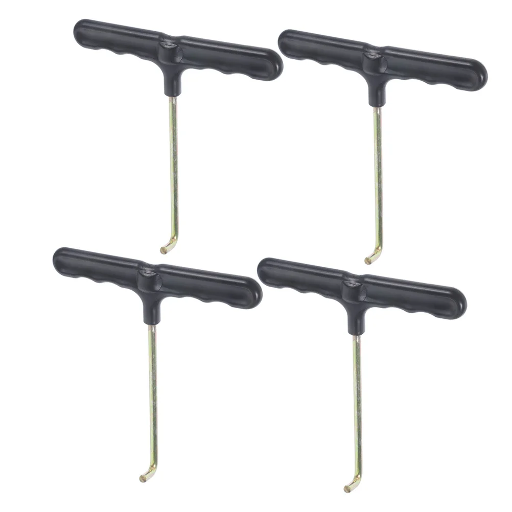 

4Pcs Trampoline Springs Tool Replacements T-Hook Puller Universal Fit Easy to Use Spring Installation Outdoor Recreation