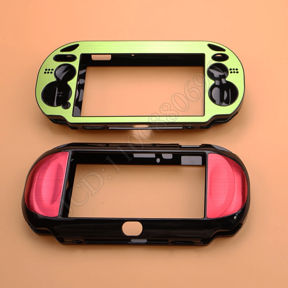 1PC For Multi Color PS Vita PSV 1000 Plastic Coated Aluminum Shell Metal Brushed Protective Cover