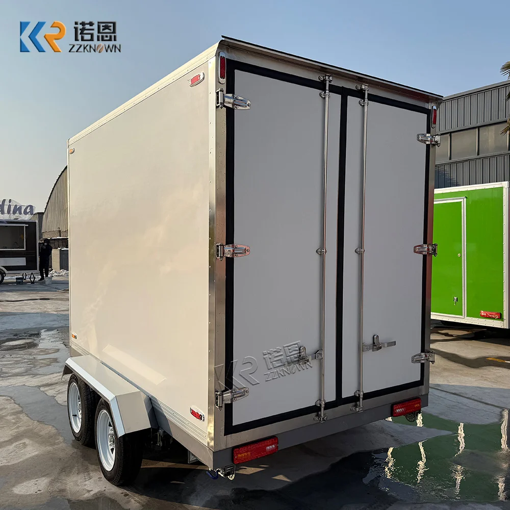 Cart Trucks Catering Food Truck Mobile Beverage Cold Room Outdoor Freezer Refrigeration Unit For Trailer