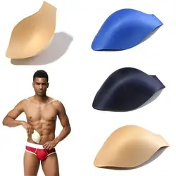 1PCS Men Swimming Trunks Underwear Briefs Sponge Protective Pad Swimsuit Enlarge Penis Pouch Pad Inside Front Protection Pad