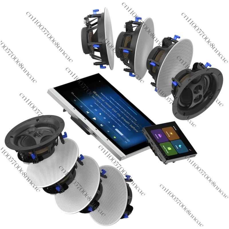 

Home Entertainment Smart Home Package P8 Host 8 Ceiling Speakers 8-inch Smart Control Panel Seamless Management for Hotel