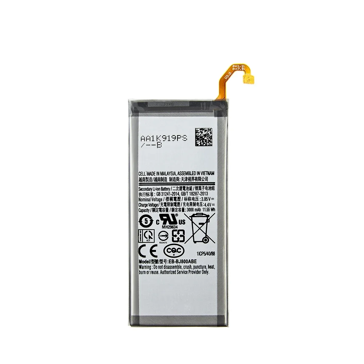 Brand New EB-BJ800ABE 3000mAh Battery For Samsung Galaxy A6 (2018) SM-A600 A600F Galaxy J6 J600F Mobile Phone