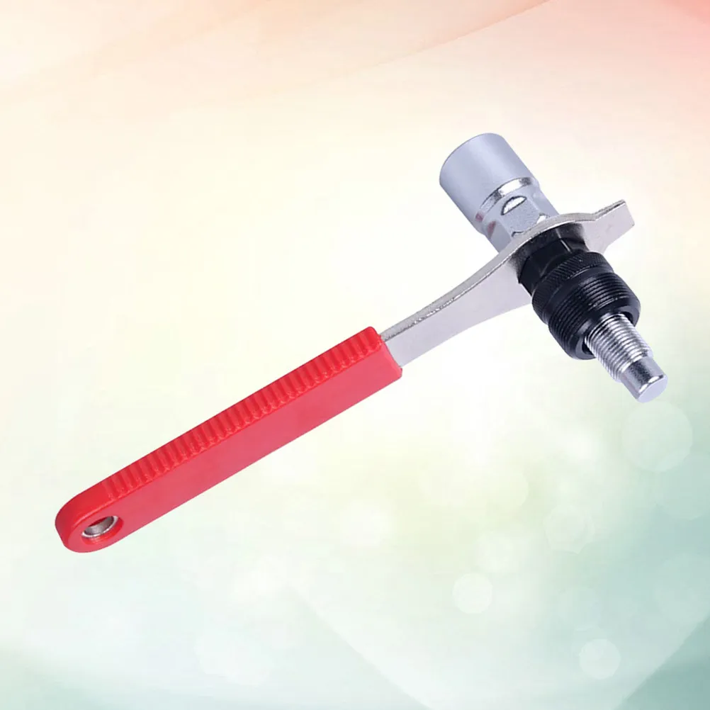 1Set Bike Crank Extractor Red 16Mm Spanner Bottom Remover Spanner Bike Repair Kit Crank Puller