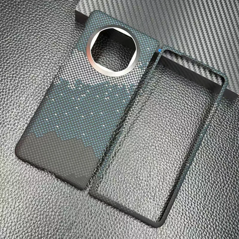 

Applicable to HuaweimateX5Kevlar Aramid Fiber MaterialmateX3Moonrise Blue Magnetic Phone Case