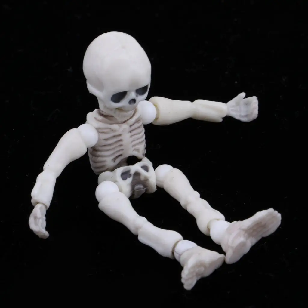 Miniatur 5,4 cm Skelett Actionfiguren Puppe Fotografie Requisiten Partygeschenke
