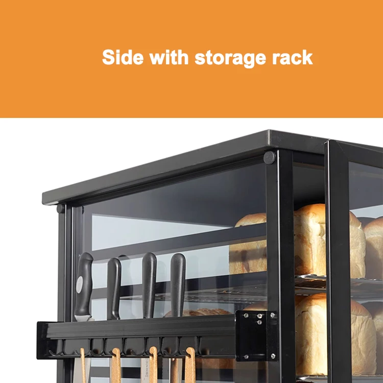 Commercial Kitchen 18 Trays Aluminum Mobile Sheet Bun Pan Racking Storage Tray Bakery Rack Trolley With Casters