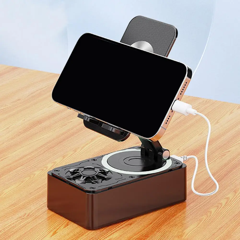 Foldable Desktop Live Broadcast Stand Multi-function 4 In 1 Power Bank Bluetooth Speaker Mobile Phone Stand For Meeting Live