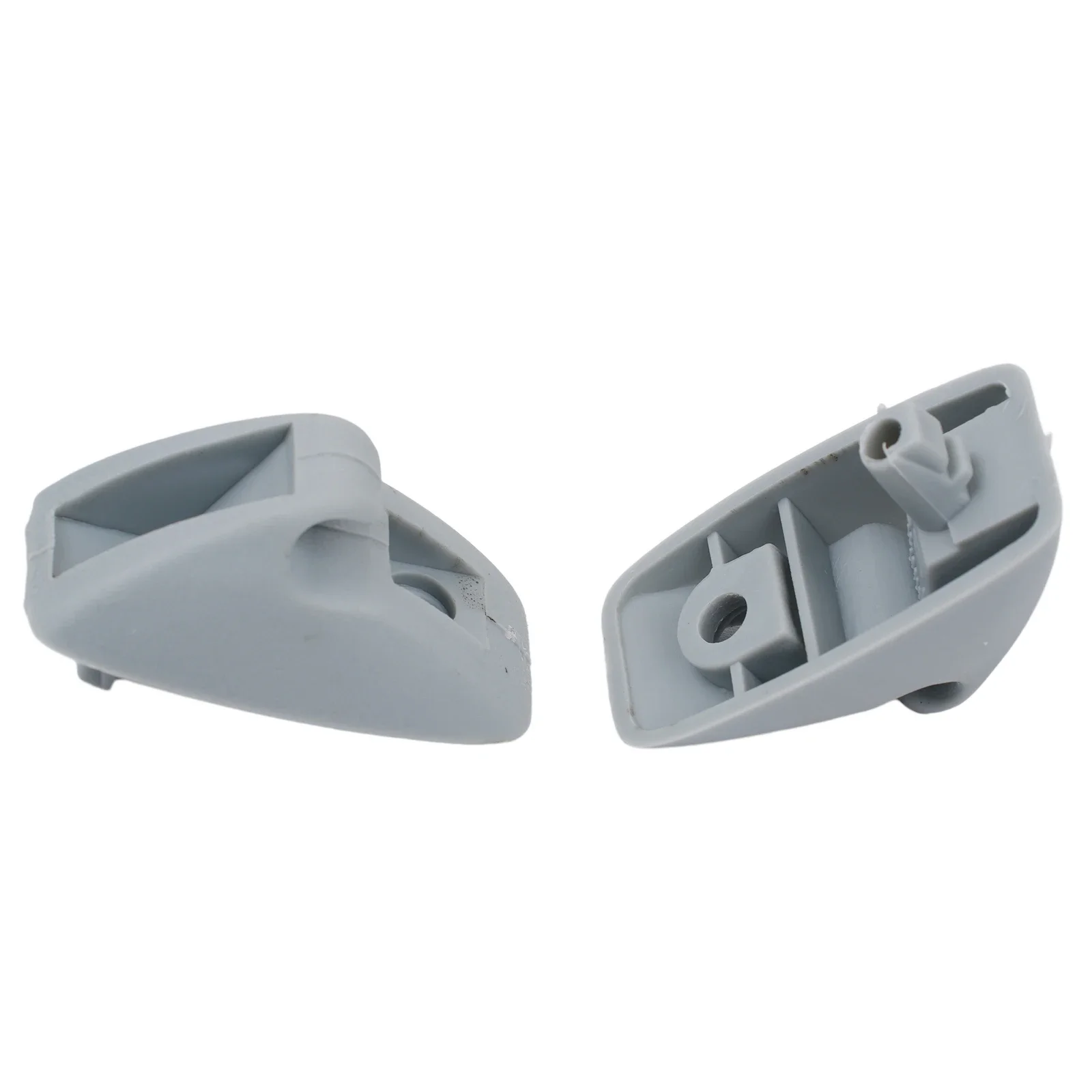 2 Pcs Visor Support Clip Fixed Hanger For MK1 Gray 191857559 Visor Hook Bracket Car Sun Visor Support Clips Car Trim Accessories