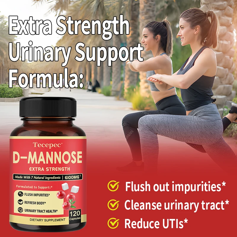 Mannose Supplement Supports Urinary Tract Health, Cleans, Flushes and Protects The Urinary Tract, Non-GMO, Gluten-free