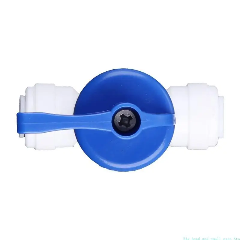 RO Water Reverse Osmosis 1/4 ''Inline New Ball Sambungan Cepat Mati