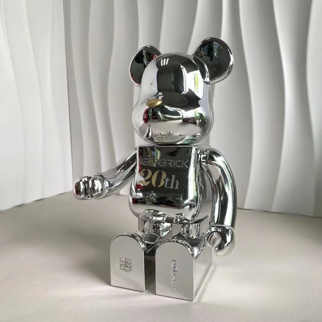 Bearbrick 20th Anniversary Home Decoration Ornaments Limited Collection, Fashion Accessories, Medicom Toys, 28cm, New, 400%