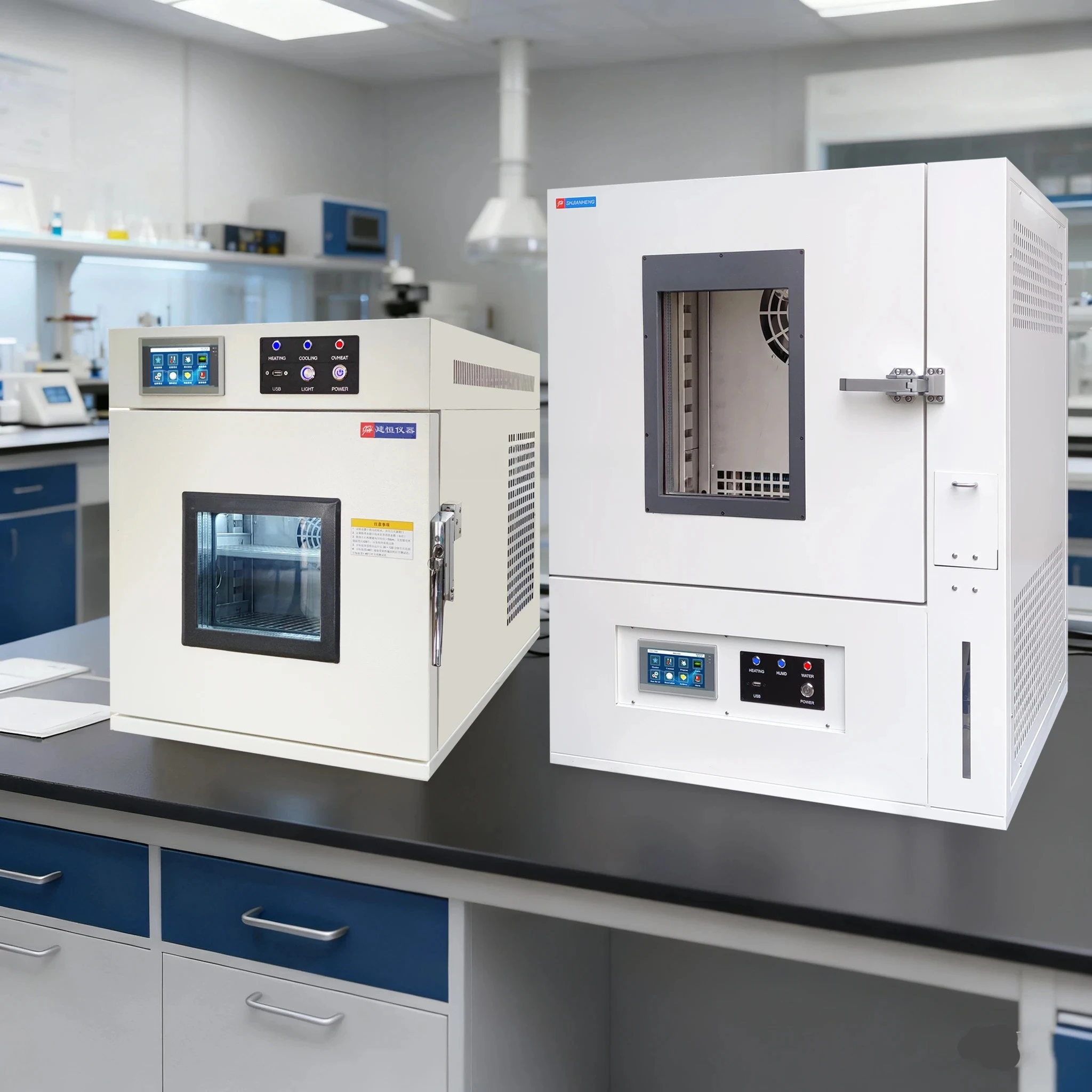 Por Compact Constant Cycling Timing Desktop High Low Temperature Chamber for Electronics Material Environment Simulation
