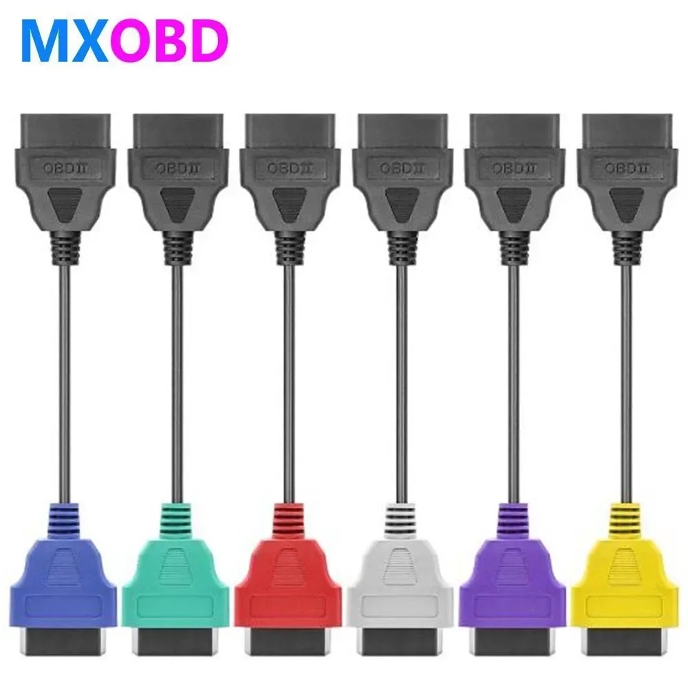 A Professional for FiatECU Scan Adapter OBD OBD2 Connector Multi Scan ABS SRS Obd2 Scanner Diagnostic Cable for Fiat ECU Scan