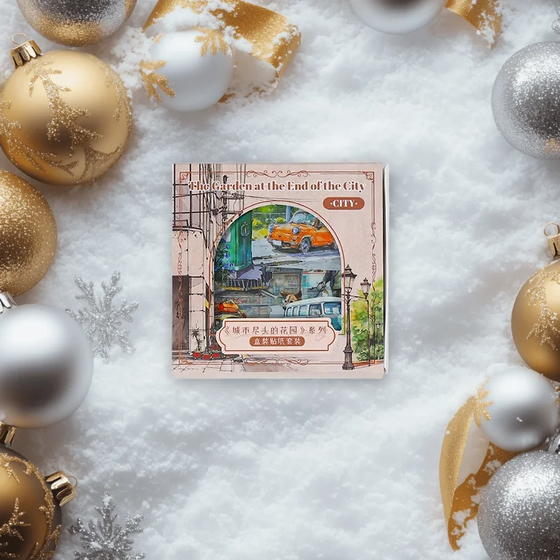 

Garden at the End of the City Series 2 Style Boxed Stickers 45 Pieces Hand Account Base Decor