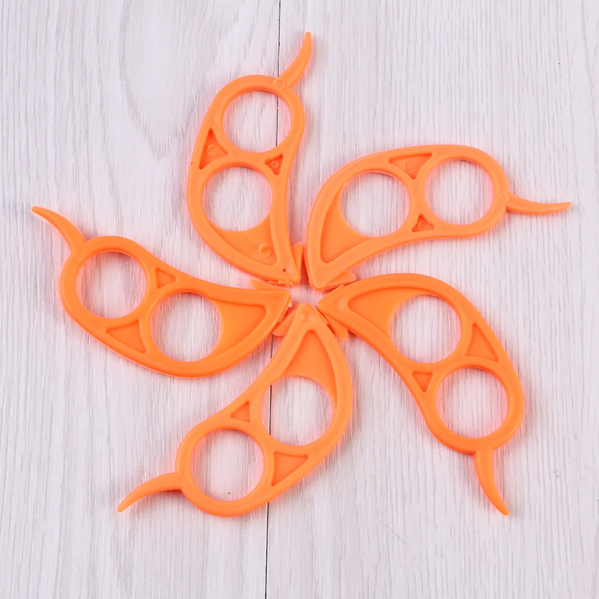 

10pcs Orange Peeler Set Lightweight Fruit Opener Curved Design For Easy Citrus Peeling Kitchen Gadgets Slicer Tool