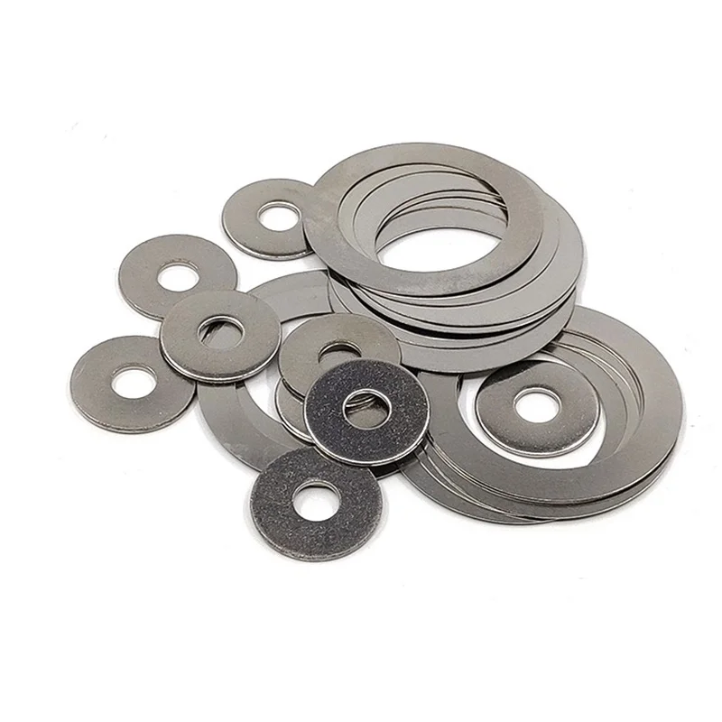 M17 M18 M20 M22 M25 0.1mm 0.2mm 0.3mm 0.5mm 1mm Stainless steel  Flat Washer Ultra thin gasket High precision Adjusting gasket